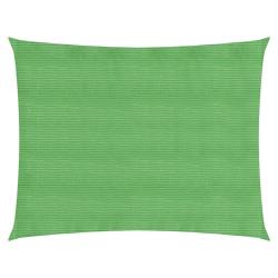 Voile toile d'ombrage parasol 160 g/m&sup2; PEHD 3,5 x 4,5 m vert clair 02_0009372