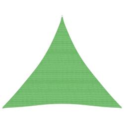 Voile toile d'ombrage parasol 160 g/m&sup2; PEHD 3,6 x 3,6 x 3,6 m vert clair 02_0009375