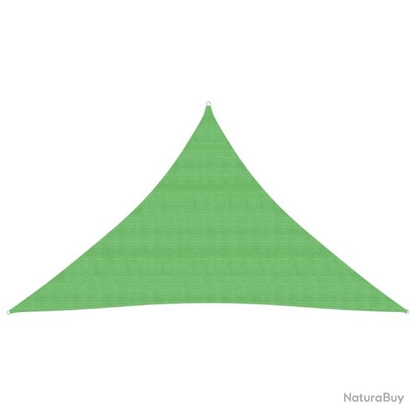 Voile toile d'ombrage parasol 160 g/m PEHD 3 x 3 x 4,2 m vert clair 02_0009379