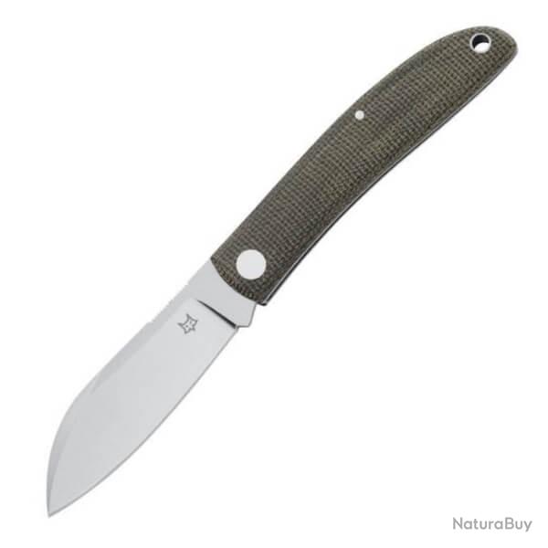 Couteau pliant Fox Livri Micarta vert/marron
