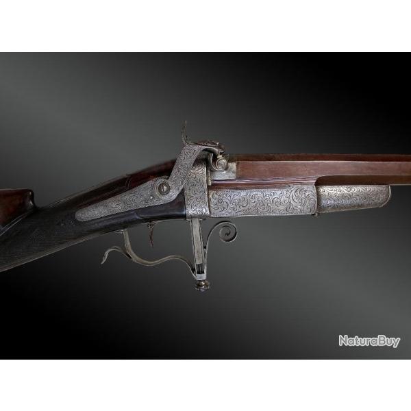 Carabine De Tir � Canon Lourd, Finition Luxe Vers 1860
