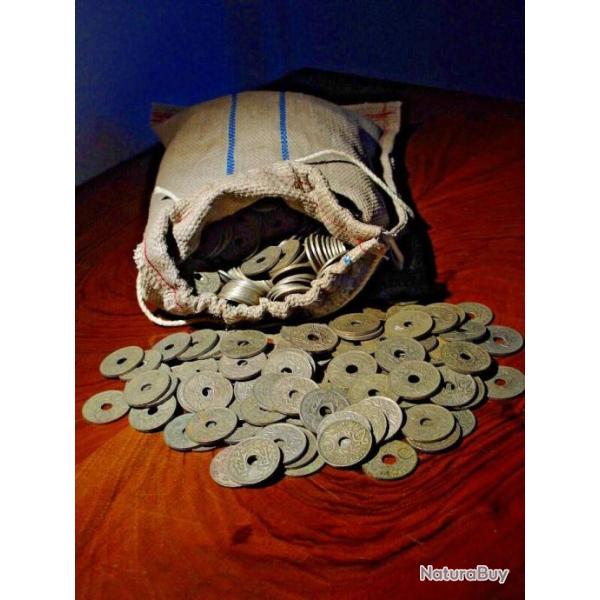 Lot Monnaies 100 x 25 Centimes Lindauer