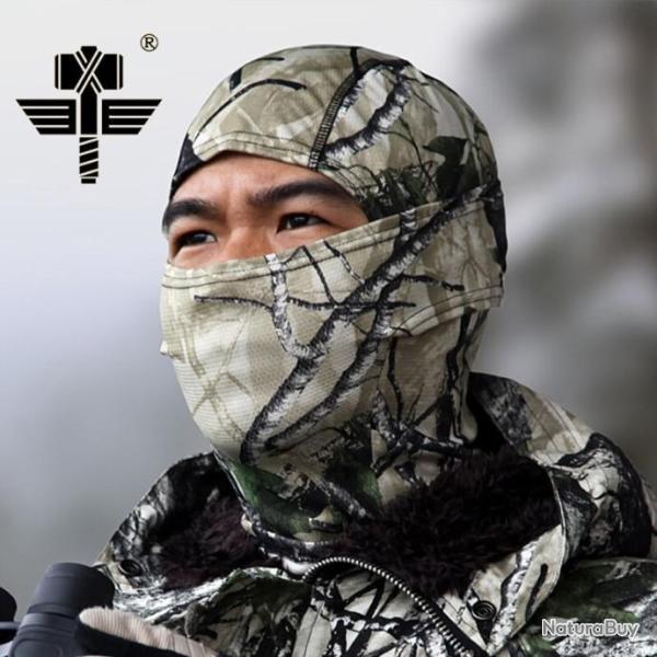 Cagoule Camouflage Chasse 3 positions Extensible Elastique Bonne Qualit� Chasse Airsoft