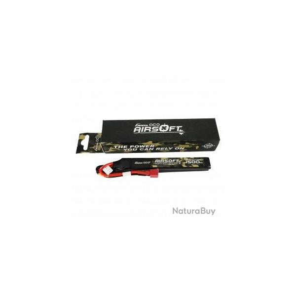 Airsoft - Batterie Li-Po 2 sticks 7.4V - 1500 mAh 25C dean | Gens ace (0000 0753)