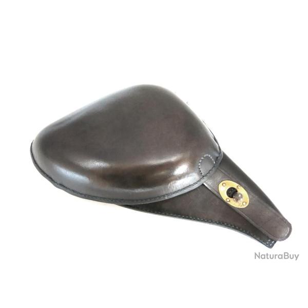 Etui cuir pour revolver 1892 jambon couleur noire