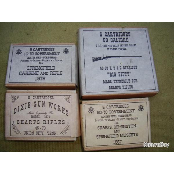 LOT DE BOITE VIDE US REPRO ANCIENNE