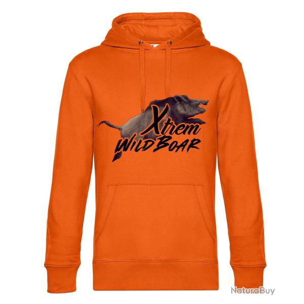 Sweat sanglier orange fluo XTREM WILDBOAR