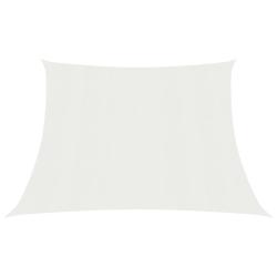 Voile toile d'ombrage parasol 160 g/m&sup2; PEHD 4/5 x 4 m blanc 02_0009026