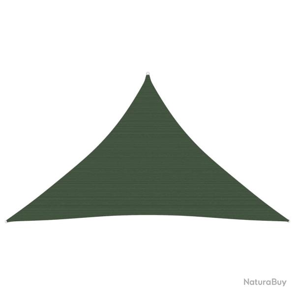 Voile toile d'ombrage parasol 160 g/m� PEHD 3 x 3 x 4,2 m vert fonc� 02_0009424