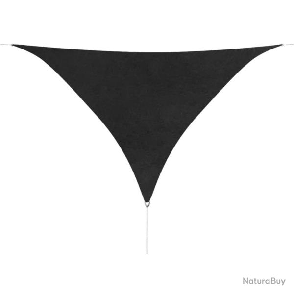Voile toile d'ombrage parasol en tissu oxford triangulaire 3,6 x 3,6 x 3,6 m anthracite 02_0008670