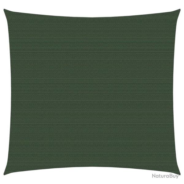 Voile toile d'ombrage parasol 160 g/m� PEHD 4,5 x 4,5 m vert fonc� 02_0009429