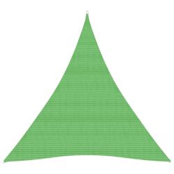 Voile toile d'ombrage parasol 160 g/m&sup2; PEHD 3 x 4 x 4 m vert clair 02_0009382