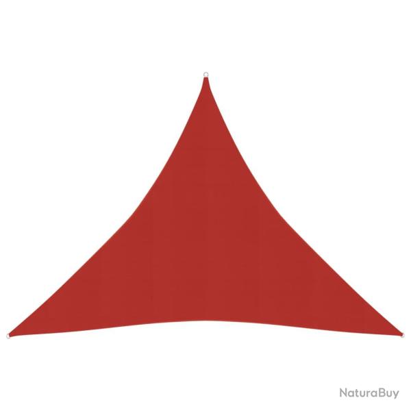 Voile toile d'ombrage parasol 160 g/m� PEHD 4,5 x 4,5 x 4,5 m rouge 02_0009275