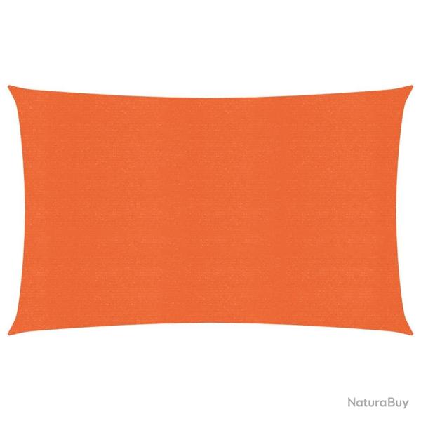 Voile toile d'ombrage parasol 160 g/m PEHD 2 x 4,5 m orange 02_0009237