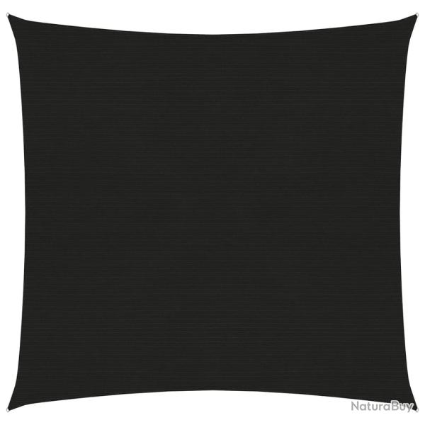 Voile toile d'ombrage parasol 160 g/m PEHD 3 x 3 m noir 02_0009200