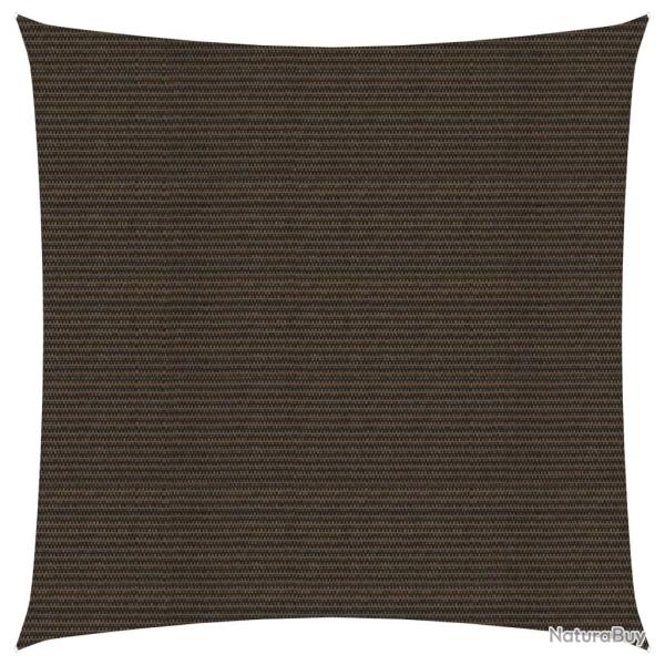Voile toile d'ombrage parasol 160 g/m� PEHD 4,5 x 4,5 m marron 02_0009160