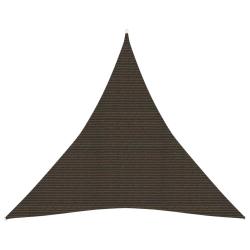 Voile toile d'ombrage parasol 160 g/m&sup2; PEHD 3 x 3 x 3 m marron 02_0009153