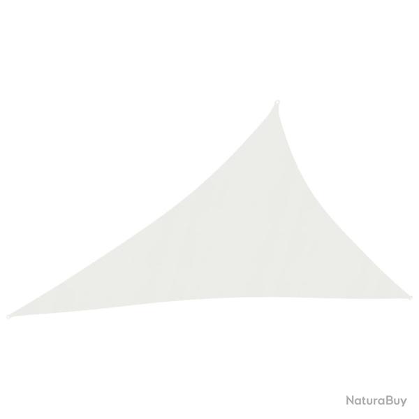 Voile toile d'ombrage parasol 160 g/m� PEHD 3 x 4 x 5 m blanc 02_0009020