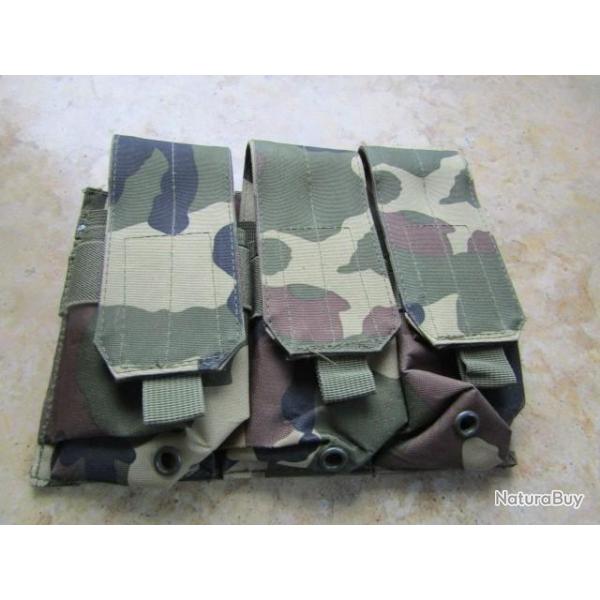 Etui porte chargeur r�glementaire arm�e Fran�aise camoufl� Fran�ais r�glable paint ball