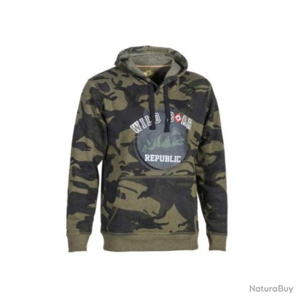 Sweashirt � capuche Percussion Wild Boar Republic Camo