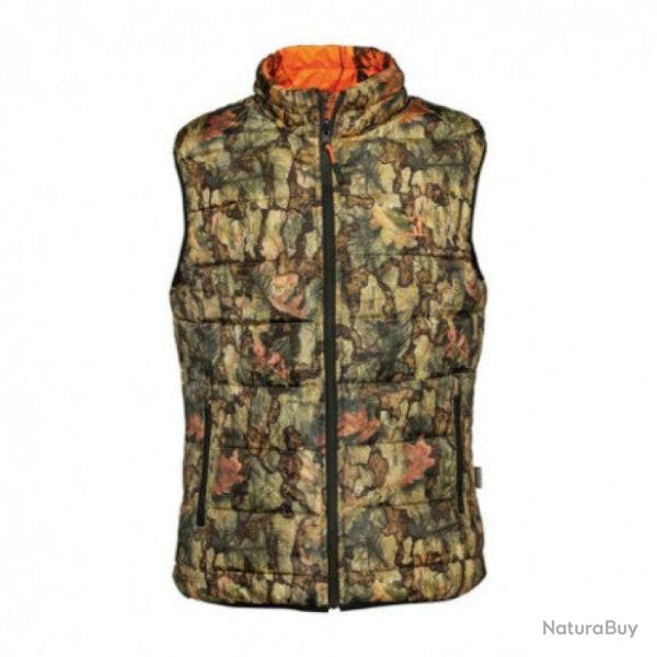 Gilet de chasse Percussion Warm R�versible Ghost Camo