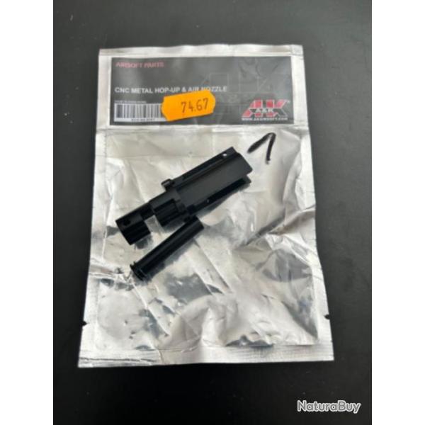 (1) CHAMBRE HOP UP AK CNC METAL + NOZZLE MASADA AEG A&K airsoft