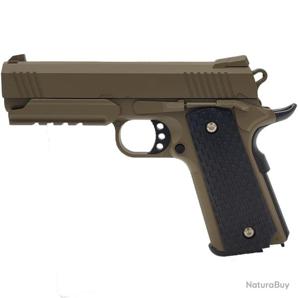 R�plique airsoft style Hi-Capa 4.3 Tan (Galaxy)