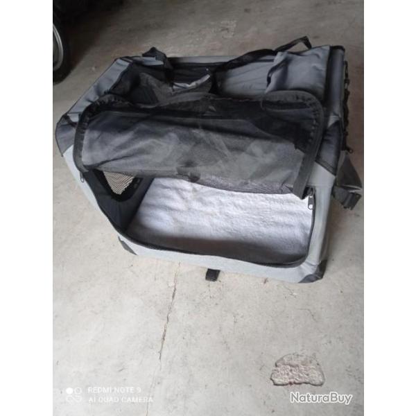 Caisse de transport pliante pour chiens moyens
