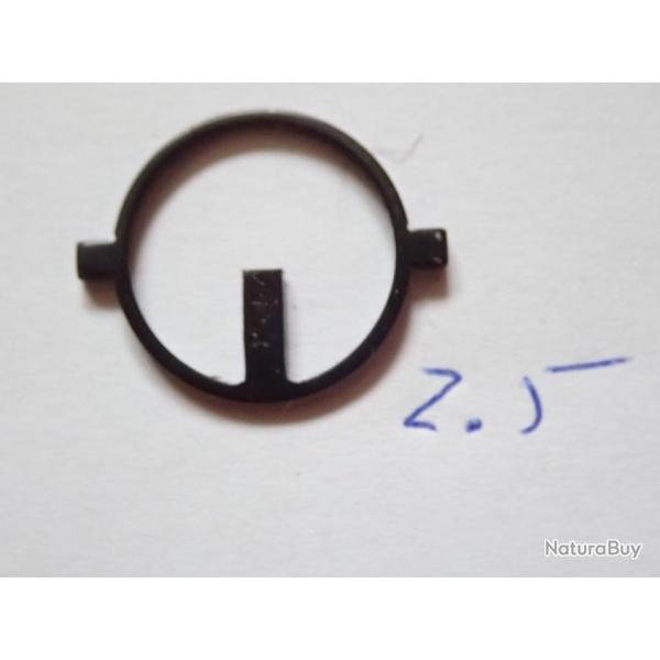 Insert, iris, grain de Tunnel de dioptre Suisse. Diam�tre 16,9. N� 2.5  Diopter Blockkorn