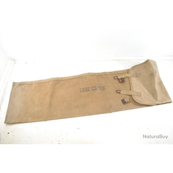 Sac militaire / CASE CS 150 - matriel radio US WW2 rutilis France Indochine, marquages franais