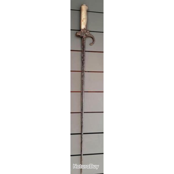 Relique Verdun Ba�onnette Lebel Rosalie Guerre 1914-1918 France ORIGINAL WWI