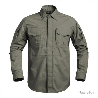 Chemise de combat à capuche Front Line-R AKP - Vert armée / L (65-75kg