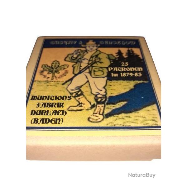 10,6 mm Reihsrevolver: Reproduction boite cartouches (vide) GG 10716848