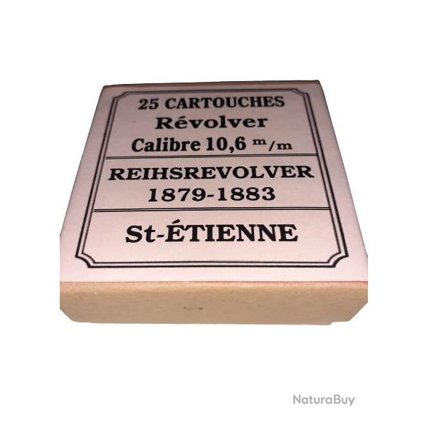 10,6 mm Reichsrevolver: Reproduction boite cartouches (vide) SE 10716881