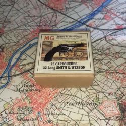 32 Long SW (MG Armes & Munitions): Reproduction boite cartouches (vide)  collection MG 10716908