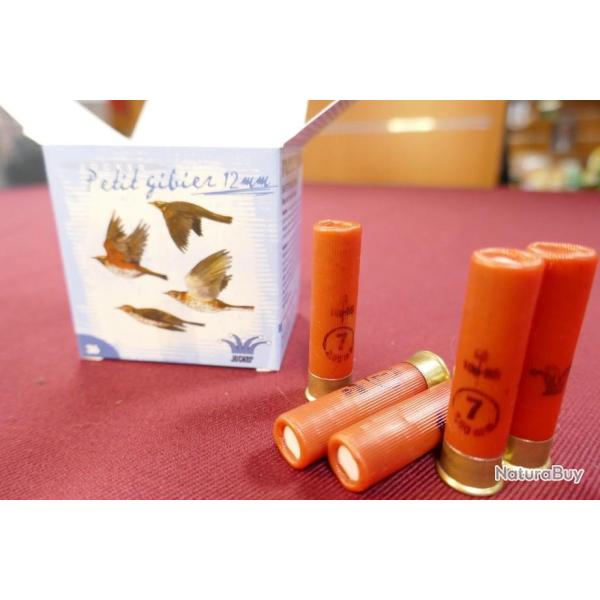 Cartouches JOCKER petit Gibier en 12mm Plomb n�8 en lot de 2 boites de 25 cartouches