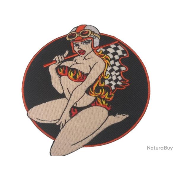 Pin Up - 90 mm  � coudre ou � coller au fer � repasser