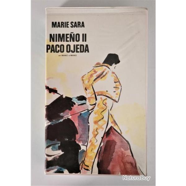 Rare - VHS Tauromachie : Marie Sara - Paco Ojeda Nimeno II Mano � Mano 1989