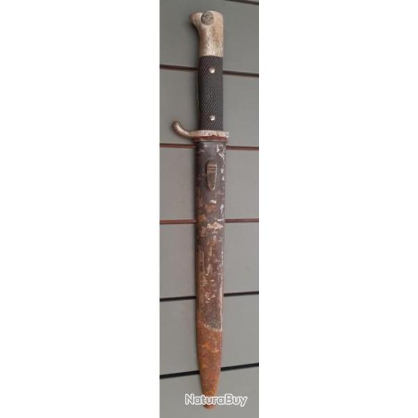Baonnette de Sortie / Parade Allemande Mauser 98K ORIGINAL  restaurer