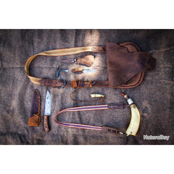 Ensemble pour trappeur, fabrication artisanale fran�aise