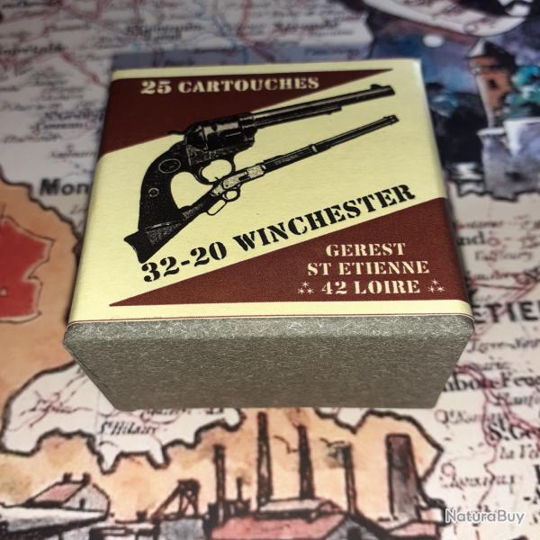 32-20 Winchester (Gerest St Etienne): Reproduction boite munitions (vide) Collection GU 10719895