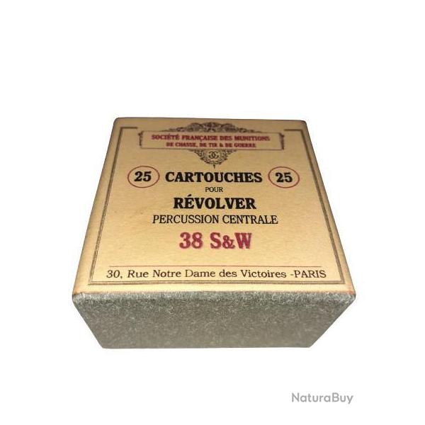 38 S&W: Reproduction boite cartouches (vide) SFM 10719911