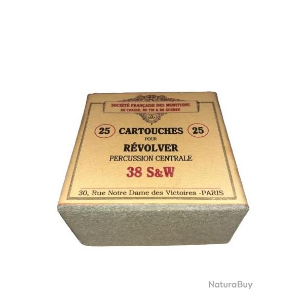 38 SW ou Smith & Wesson: Reproduction boite cartouches (vide) SFM 10719911
