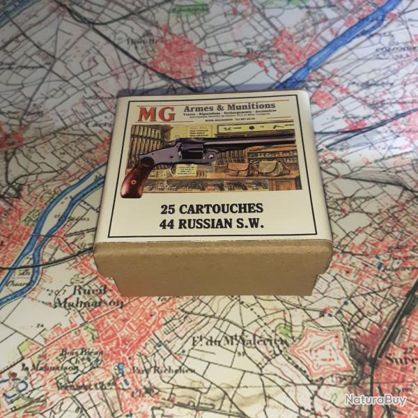 44 Russian SW (MG Armes & Munitions): Reproduction boite cartouches (vide) collection MG 10719928