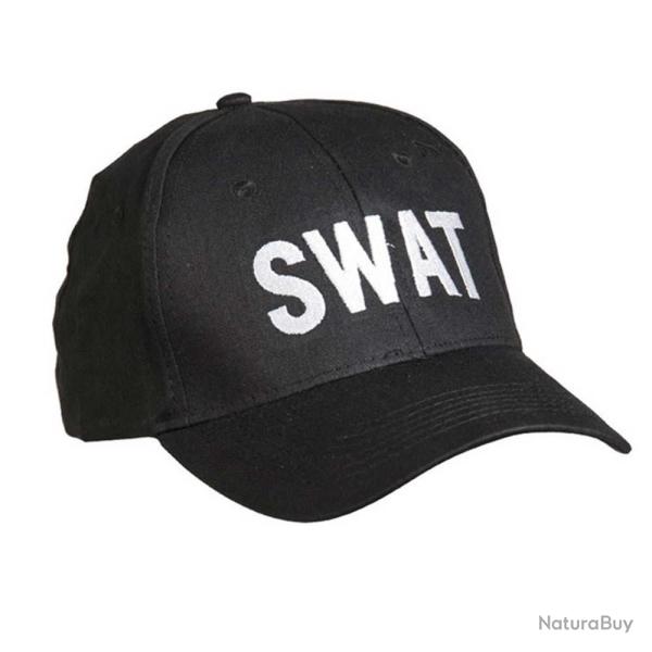 CASQUETTE BASE-BALL NOIRE �SWAT�