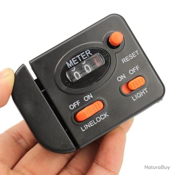 Compteur De Ligne Pêche 999m Portable – Outil Précis Pour Profondeur Et Enroulement