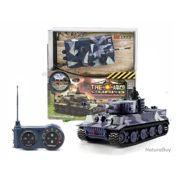Char Allemand WW2 - Tank RC Tigre 1 : 72 T�l�command� Seconde Guerre Mondiale Reproduction Guerre