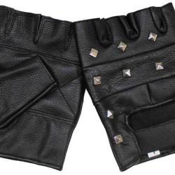 Mitaines Cuir Clout&eacute;s Carr&eacute; M (MFH)