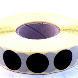 2000 pastilles autocollantes pour les cibles - noir 20 mm
