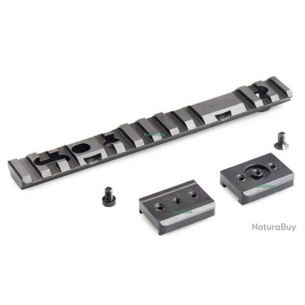 Rail Weaver/Picatinny en acier pour Sako 85, XS, S, M, L, avec un montage Blaser
